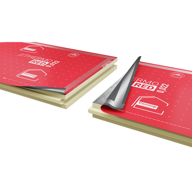 Corotop Thermo Red – nadkrokvová tepelná izolácia s integrovanou membránou hr. 160 mm